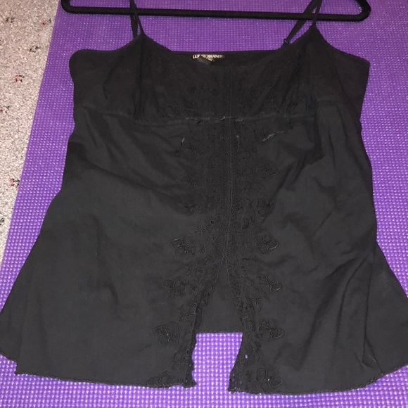 Lucky Brand Tops - Black spaghetti strap too
